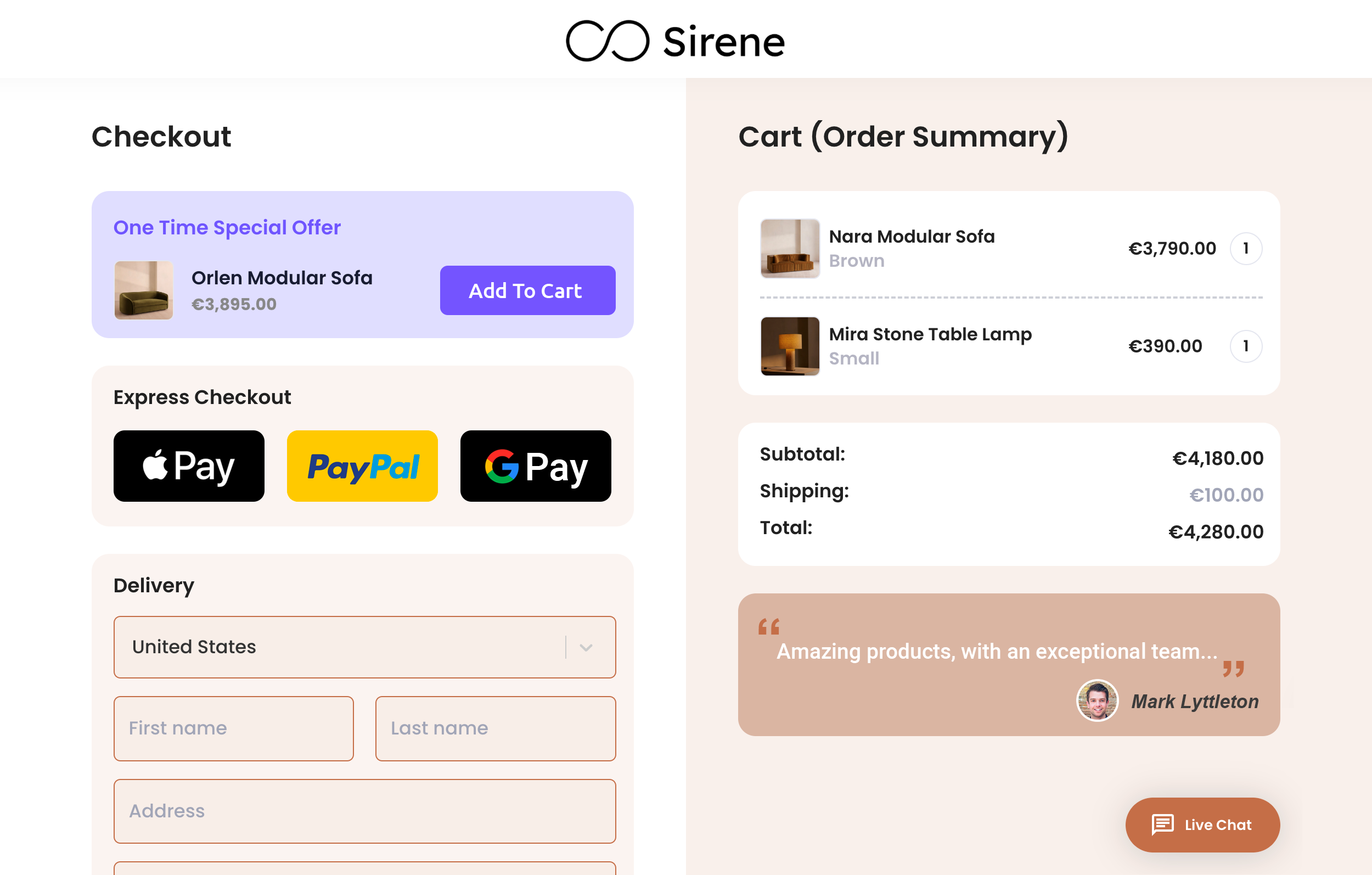 Product eConversion Pages